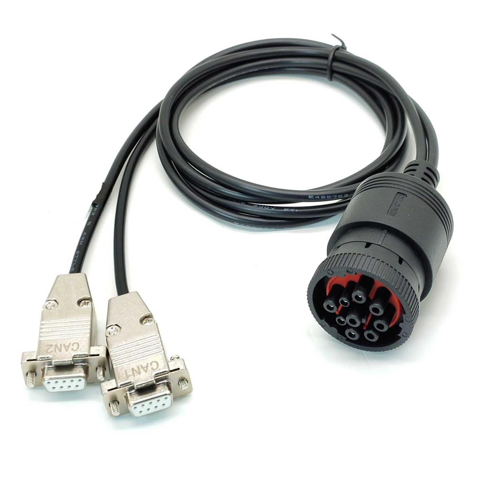 GXMRHWY Can Cable J1939 Conector Deutsch para Dual Db9 fêmea 1
